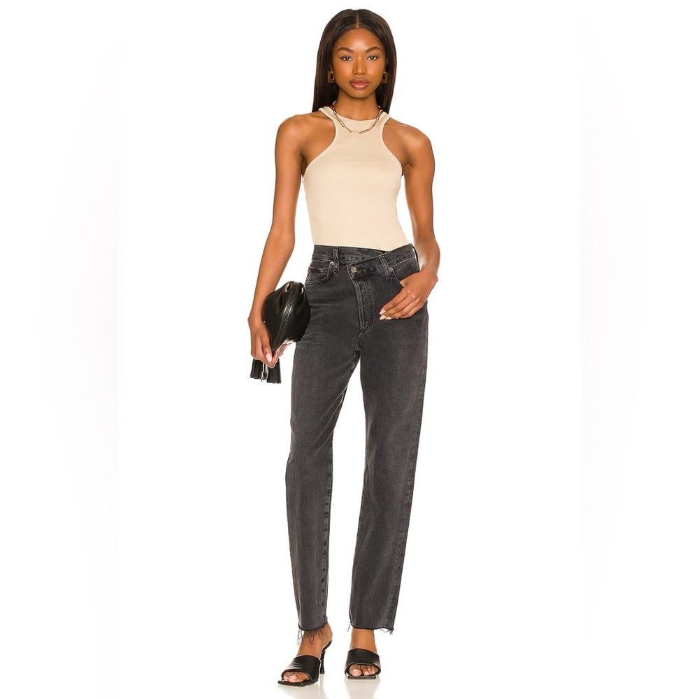 NWT Agolde Women's Criss Cross SHAMBLES 25